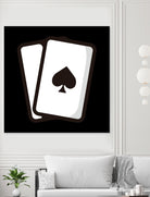 Playing card : Minimalistic icon series by Satoshi Kikyo on GIANT ART - white digital painting