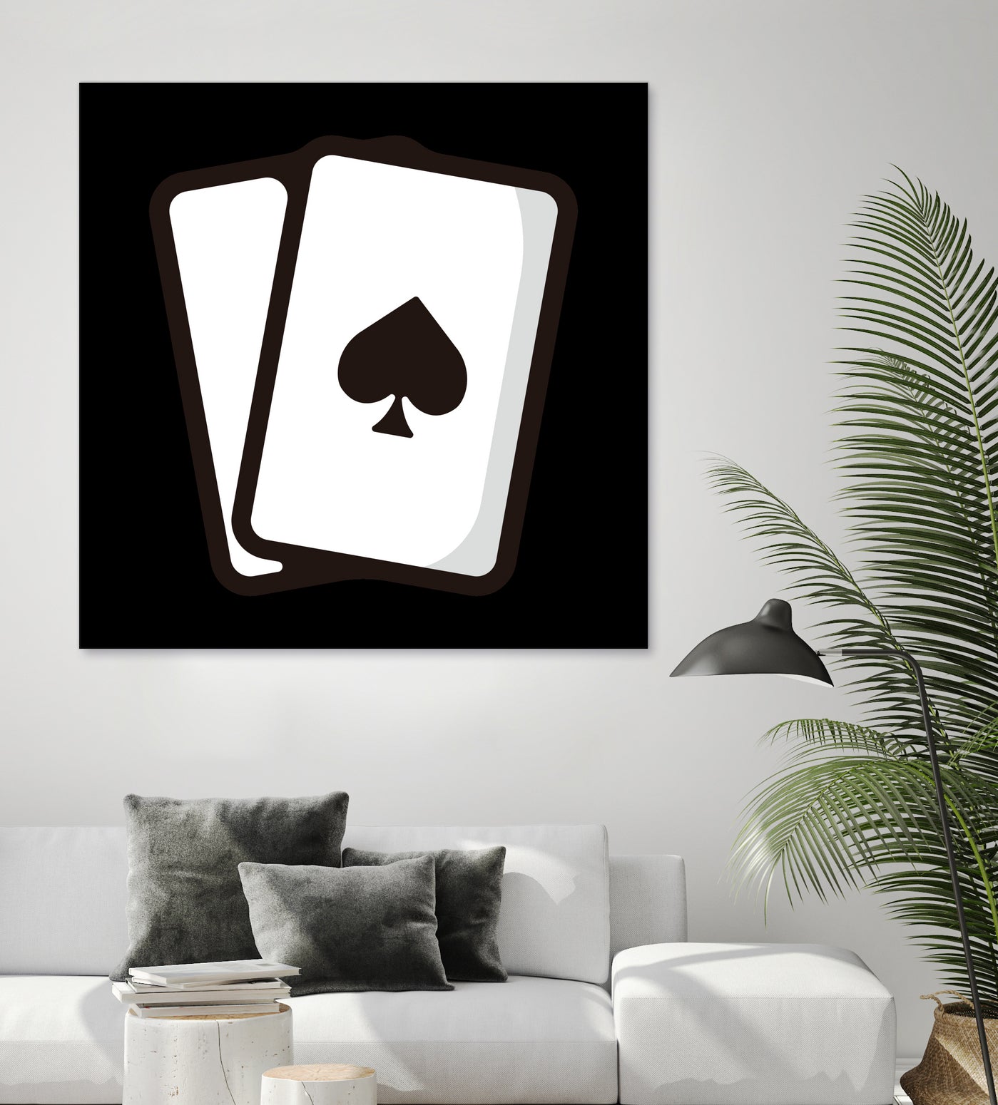 Playing card : Minimalistic icon series by Satoshi Kikyo on GIANT ART - white digital painting