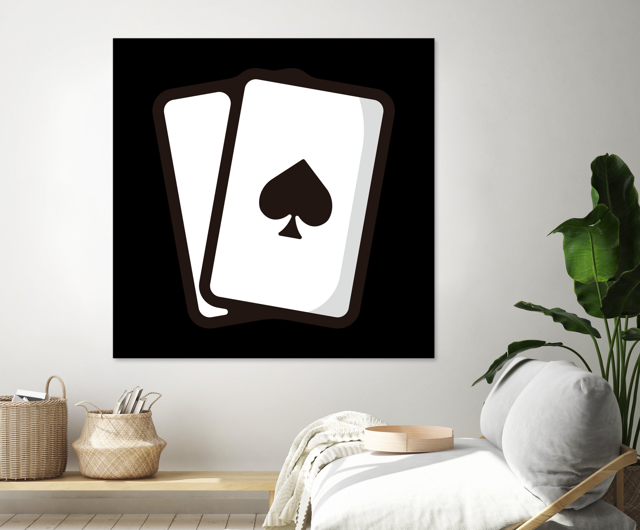 Playing card : Minimalistic icon series by Satoshi Kikyo on GIANT ART - white digital painting