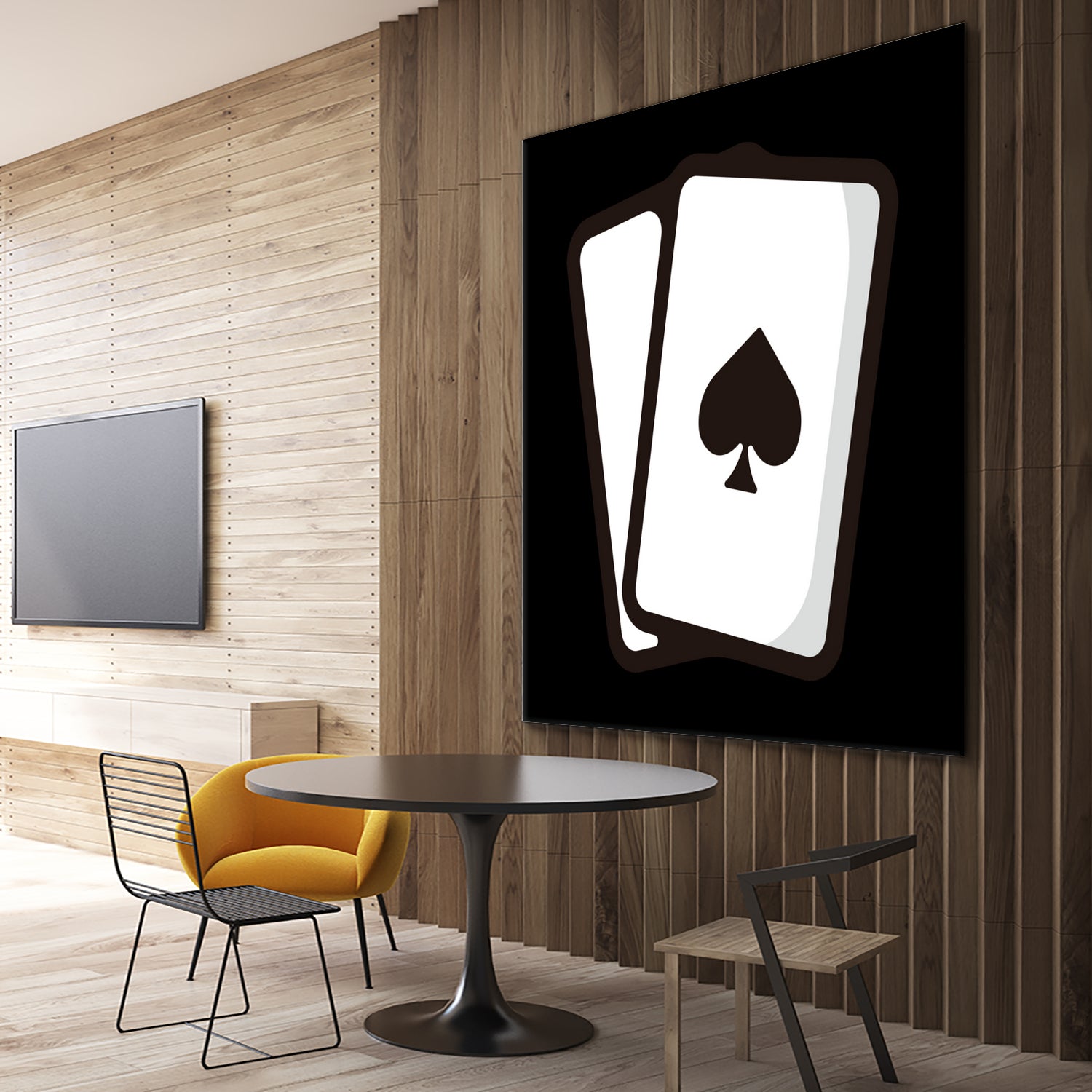 Playing card : Minimalistic icon series by Satoshi Kikyo on GIANT ART - white digital painting