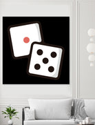 Dice : Minimalistic icon series by Satoshi Kikyo on GIANT ART - white digital painting