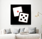 Dice : Minimalistic icon series by Satoshi Kikyo on GIANT ART - white digital painting