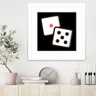 Dice : Minimalistic icon series by Satoshi Kikyo on GIANT ART - white digital painting