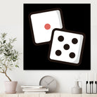 Dice : Minimalistic icon series by Satoshi Kikyo on GIANT ART - white digital painting