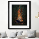 Bonfire of Souls by Matthew Trupia on GIANT ART - orange digital painting