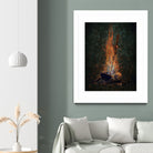 Bonfire of Souls by Matthew Trupia on GIANT ART - orange digital painting