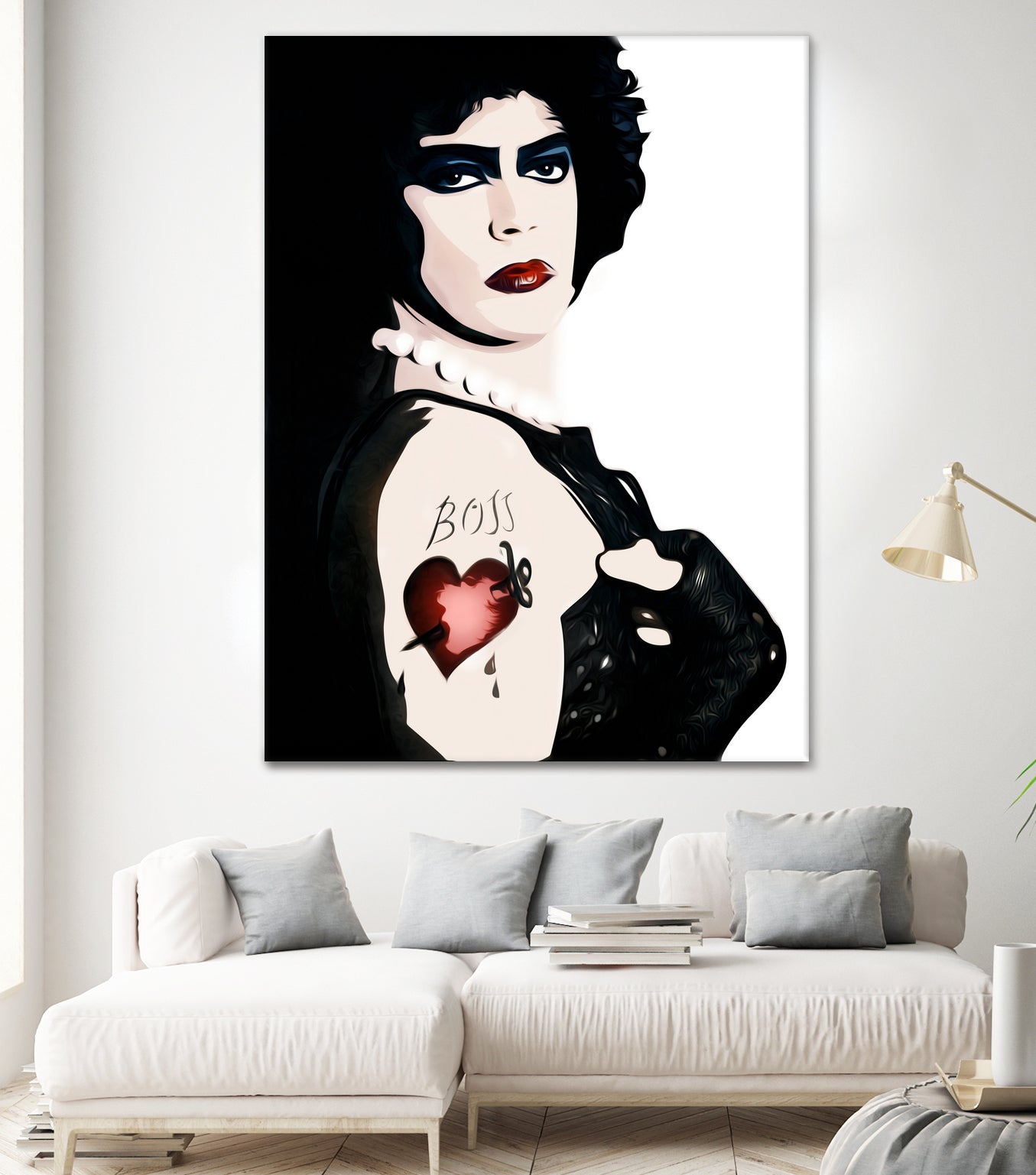 Dr Frank n Furter | Rocky Horror Picture Show by William Cuccio on GIANT ART - white digital painting