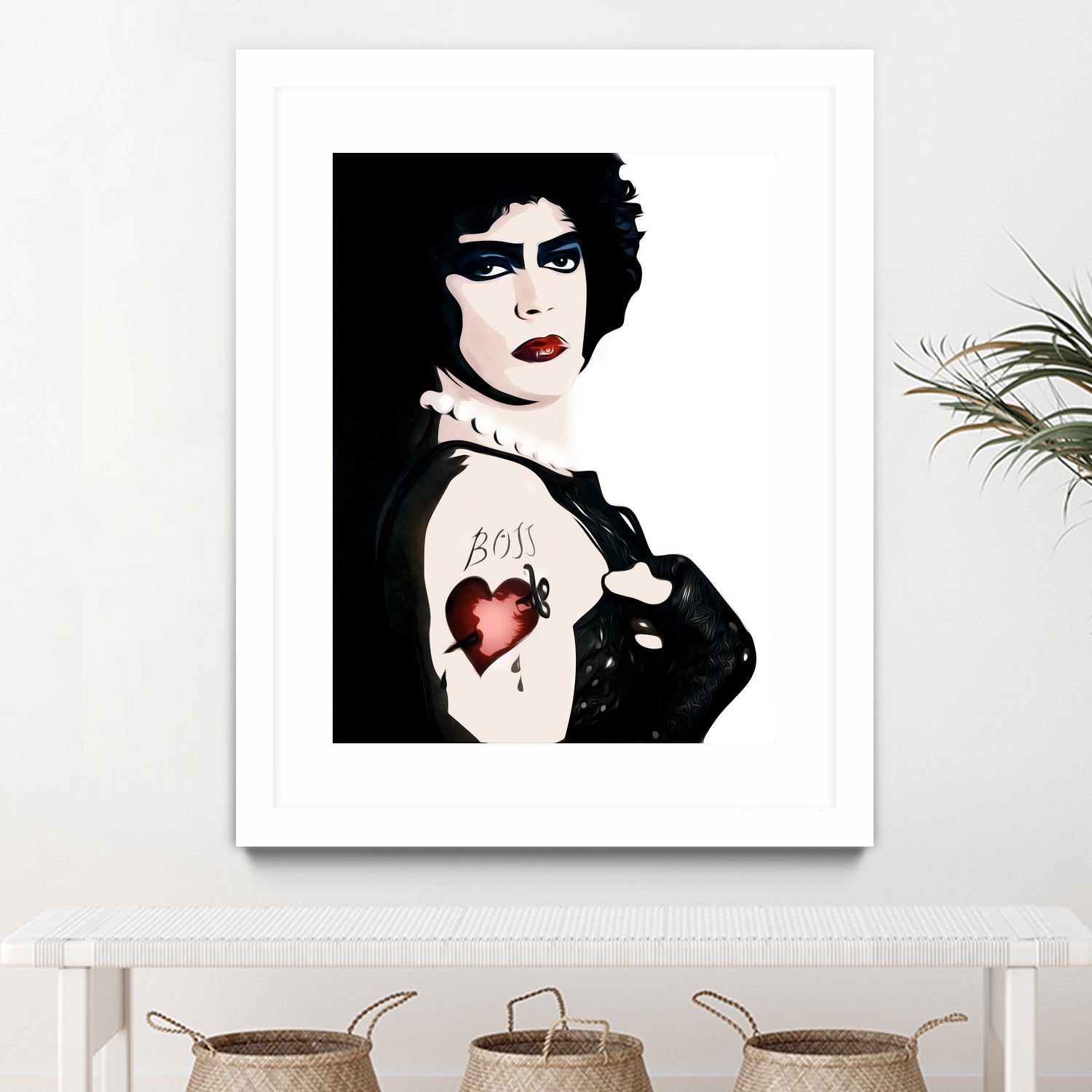 Dr Frank n Furter | Rocky Horror Picture Show by William Cuccio on GIANT ART - white digital painting