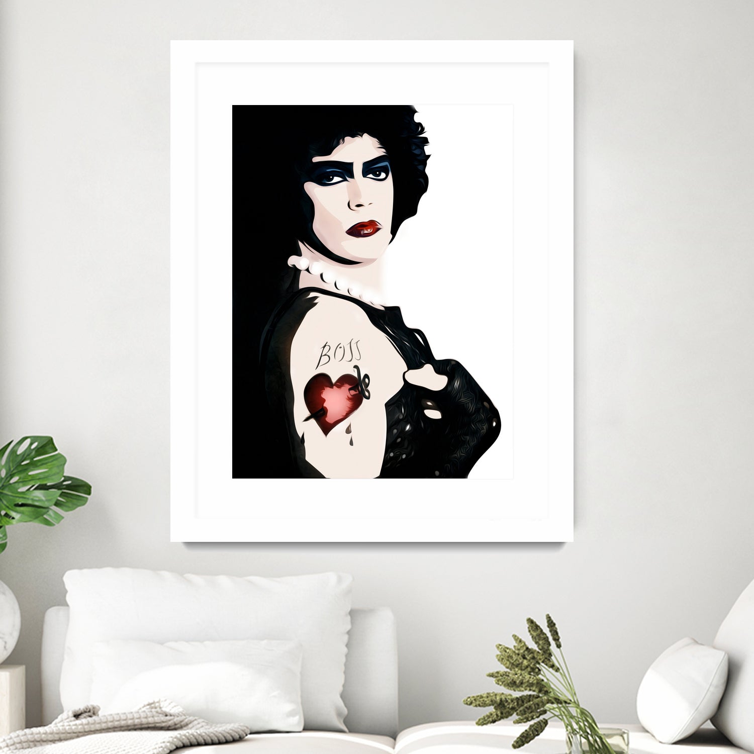 Dr Frank n Furter | Rocky Horror Picture Show by William Cuccio on GIANT ART - white digital painting