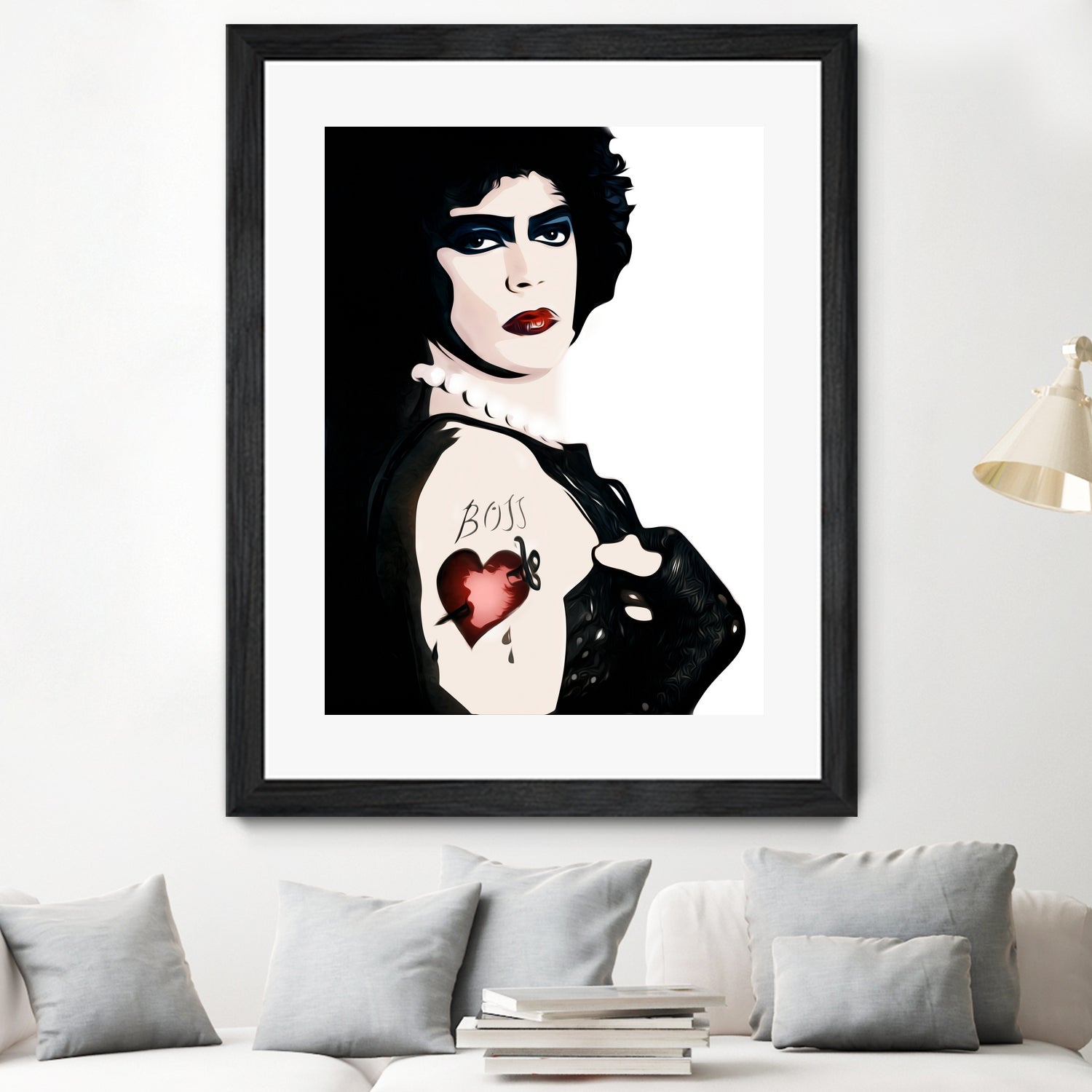 Dr Frank n Furter | Rocky Horror Picture Show by William Cuccio on GIANT ART - white digital painting