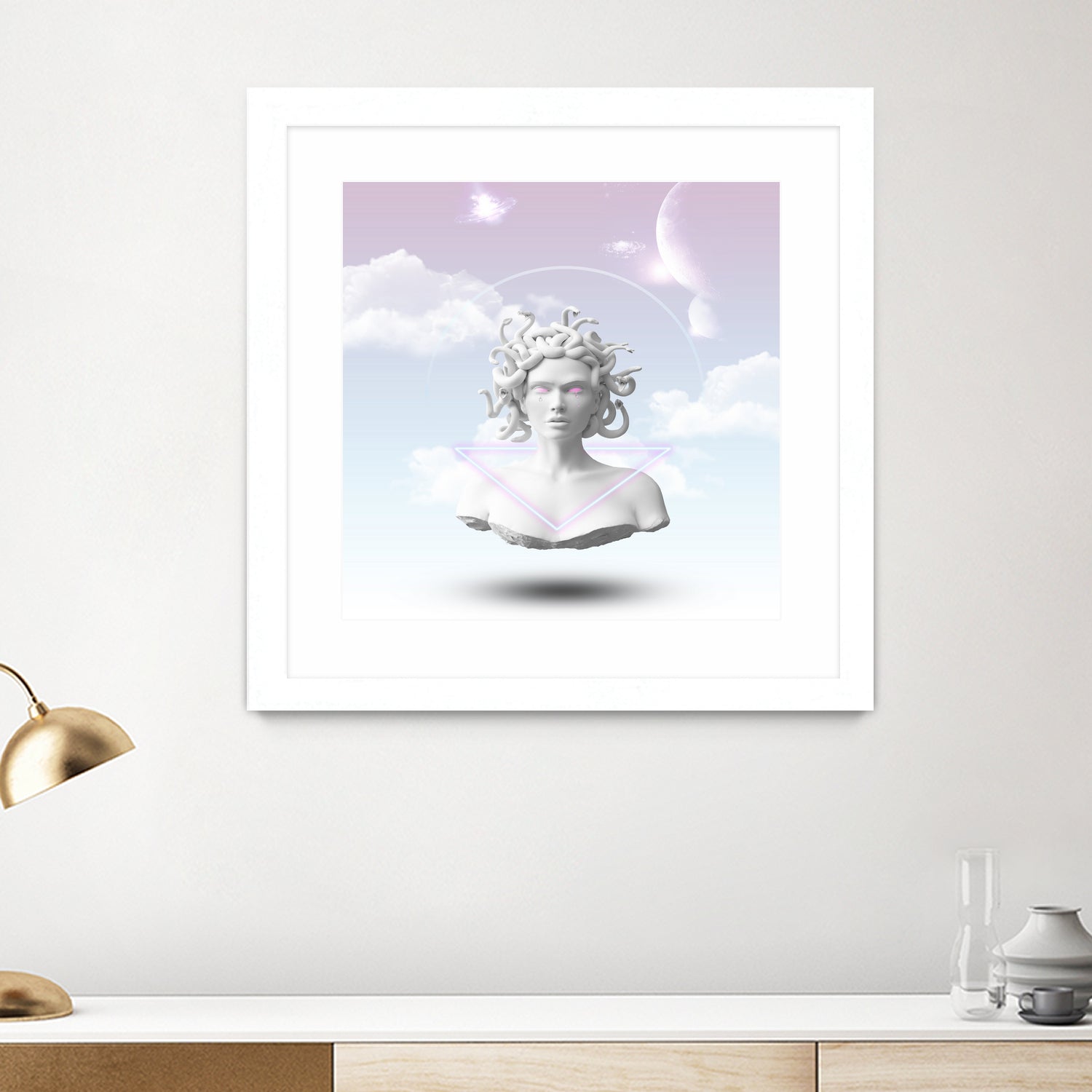 medusa by Caterina Lo Cicero on GIANT ART - white digital painting