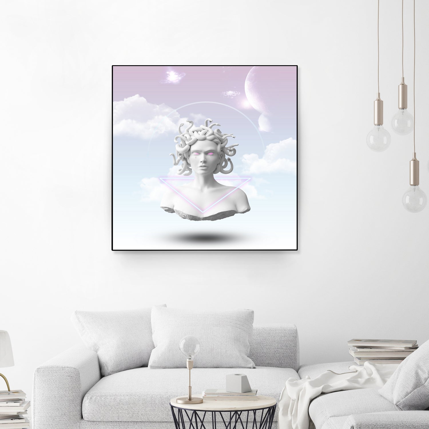 medusa by Caterina Lo Cicero on GIANT ART - white digital painting