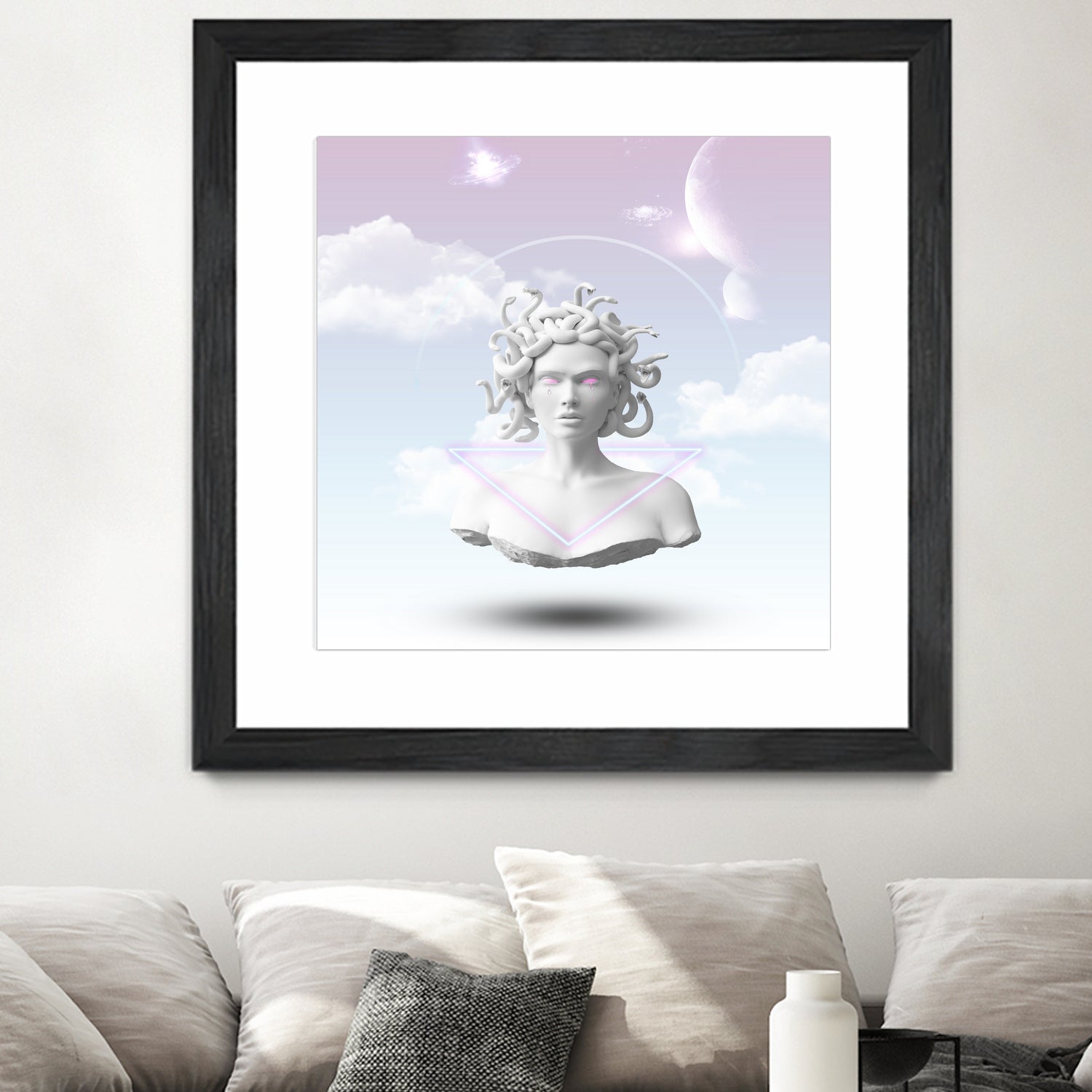 medusa by Caterina Lo Cicero on GIANT ART - white digital painting