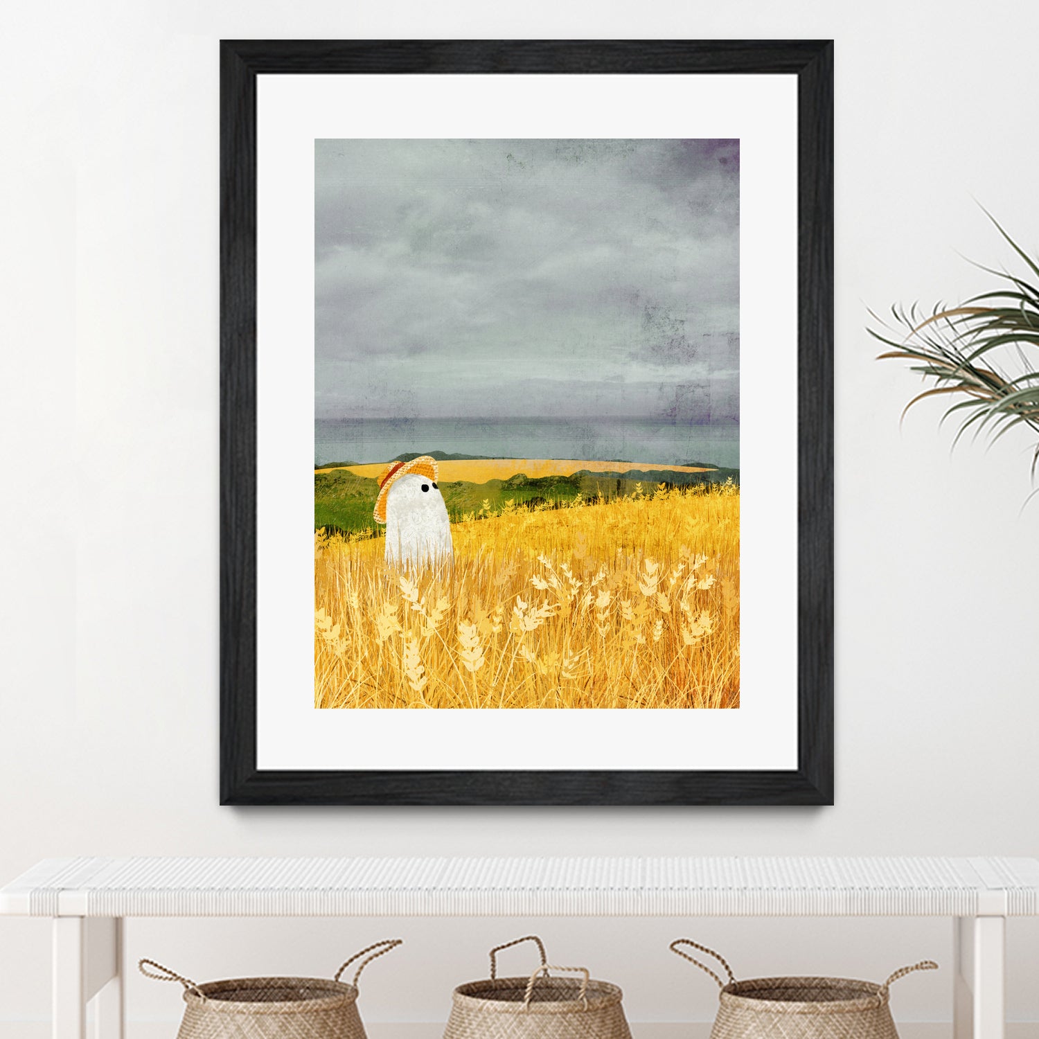 walter wheat grey sky by Katherine Blower on GIANT ART - gray digital painting