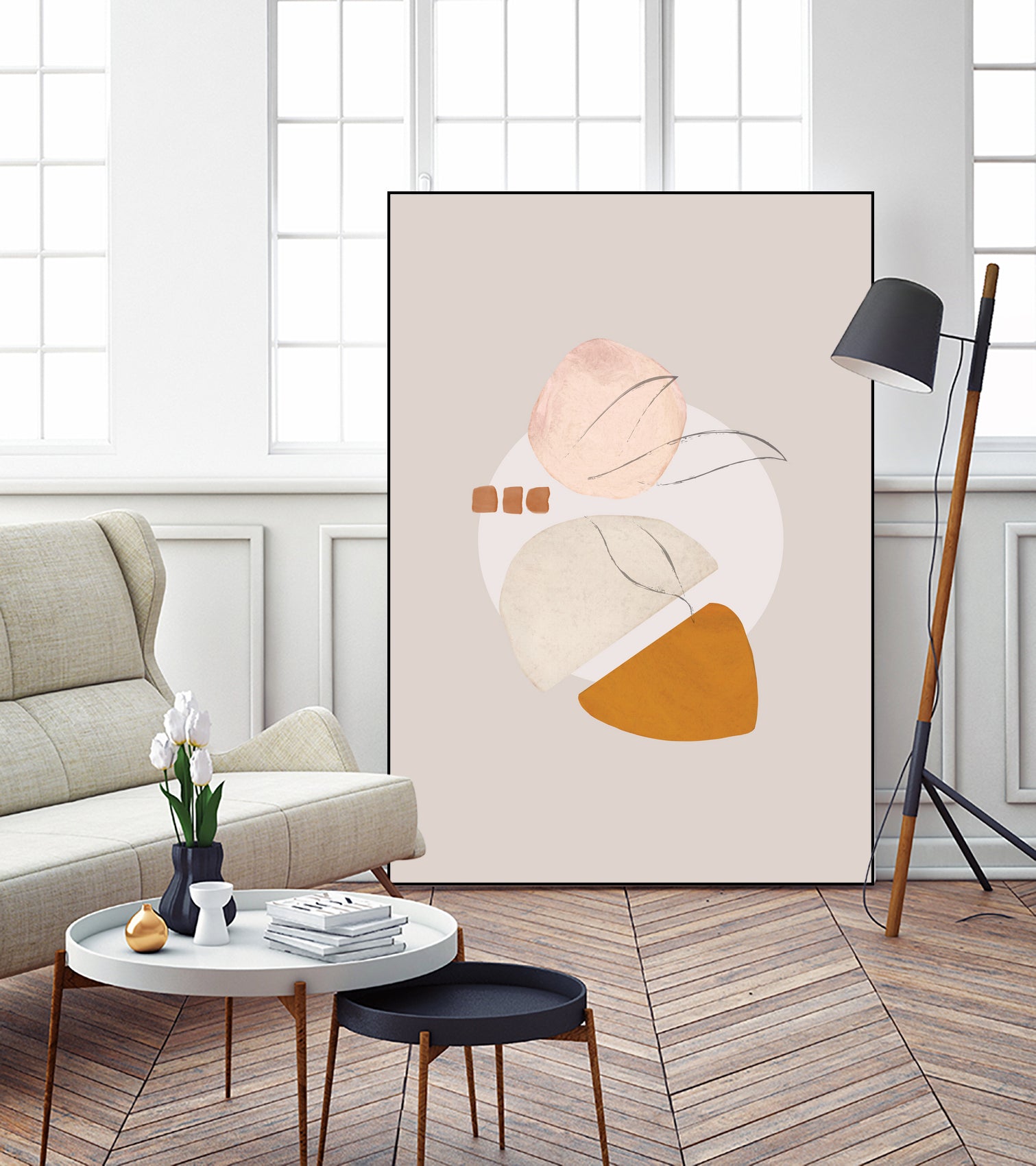 Abstract Study 010 by Studio North on GIANT ART - brown digital painting