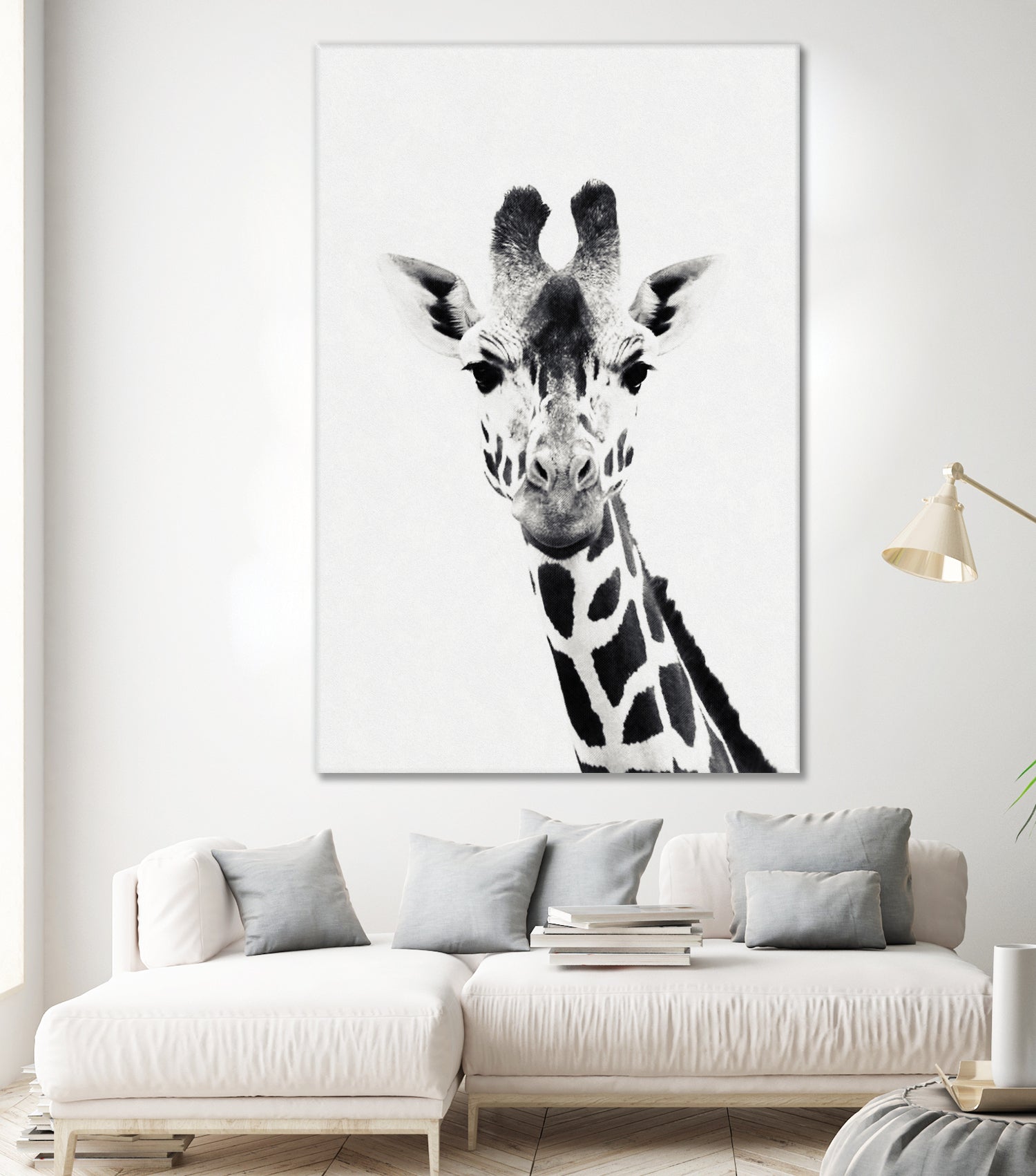 Giraffe by Menelaos Trompoukis on GIANT ART - white digital painting