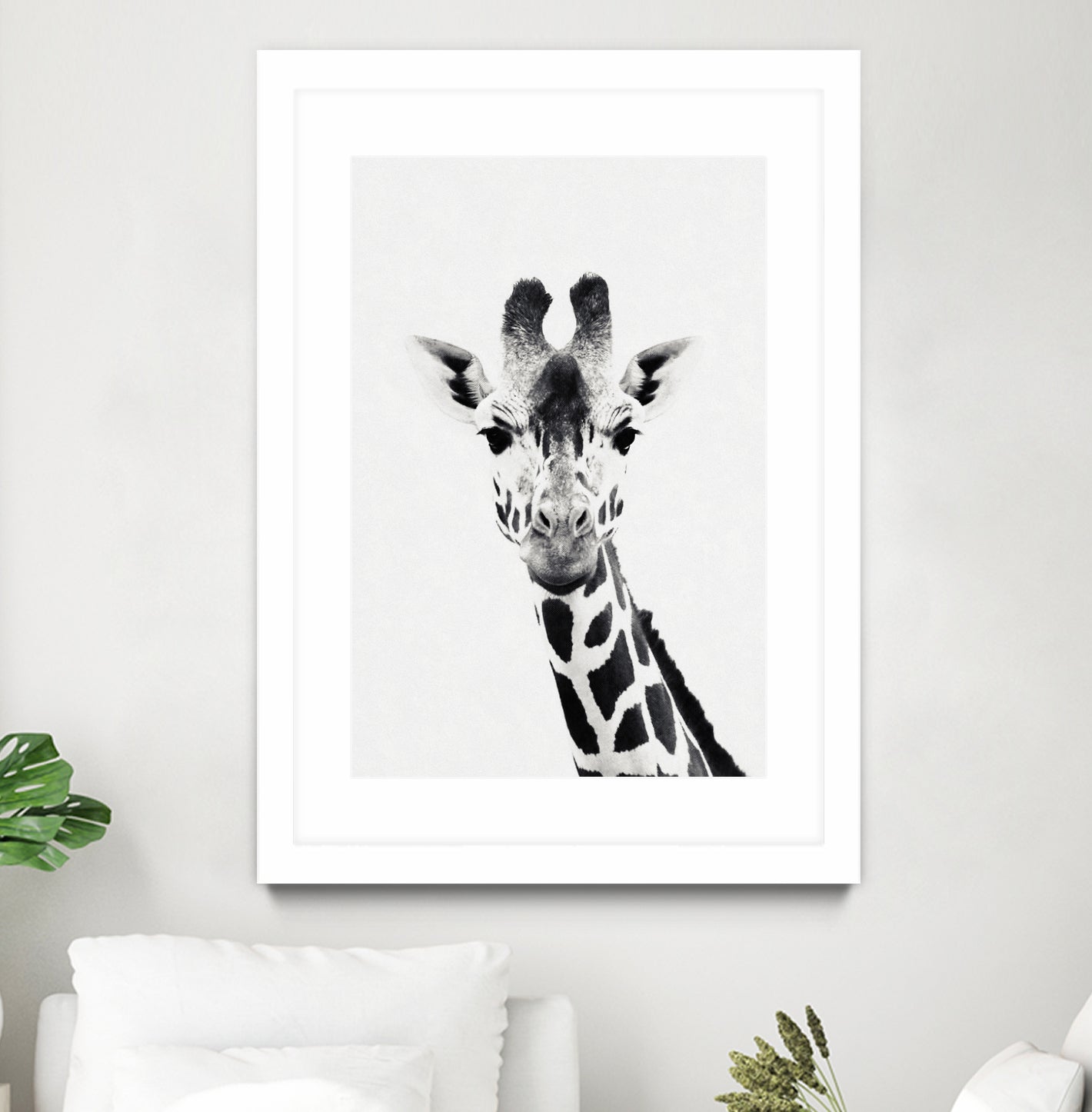 Giraffe by Menelaos Trompoukis on GIANT ART - white digital painting