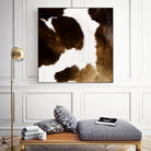 Beautiful Highland Cow Cowhide by Neli Dimitrova on GIANT ART - brown photo manipulation