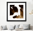 Beautiful Highland Cow Cowhide by Neli Dimitrova on GIANT ART - brown photo manipulation