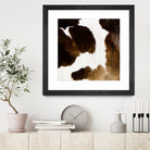 Beautiful Highland Cow Cowhide by Neli Dimitrova on GIANT ART - brown photo manipulation