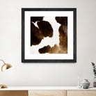 Beautiful Highland Cow Cowhide by Neli Dimitrova on GIANT ART - brown photo manipulation