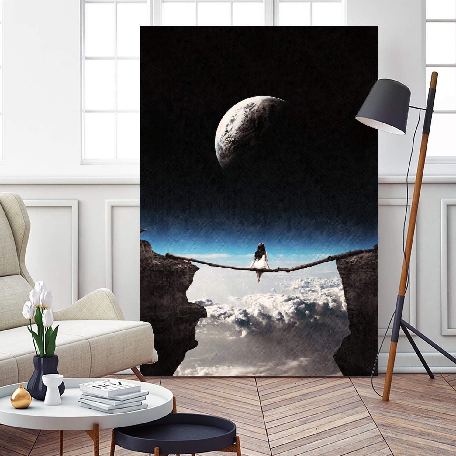 Perfect view by Menelaos Trompoukis on GIANT ART - blue digital painting