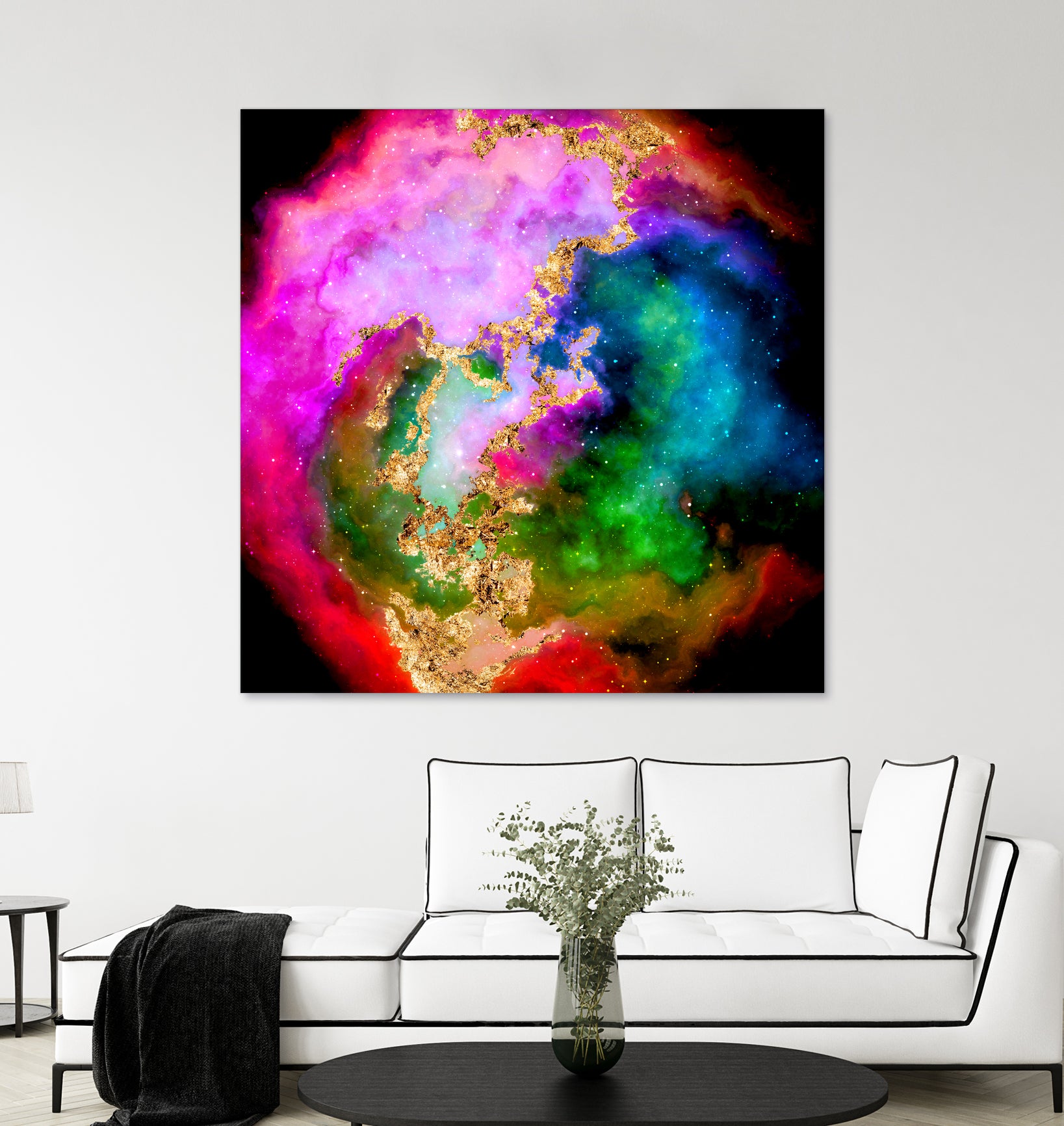 100 Nebulas in Space 006 by Raul Andre Petrasanta on GIANT ART - pink digital painting