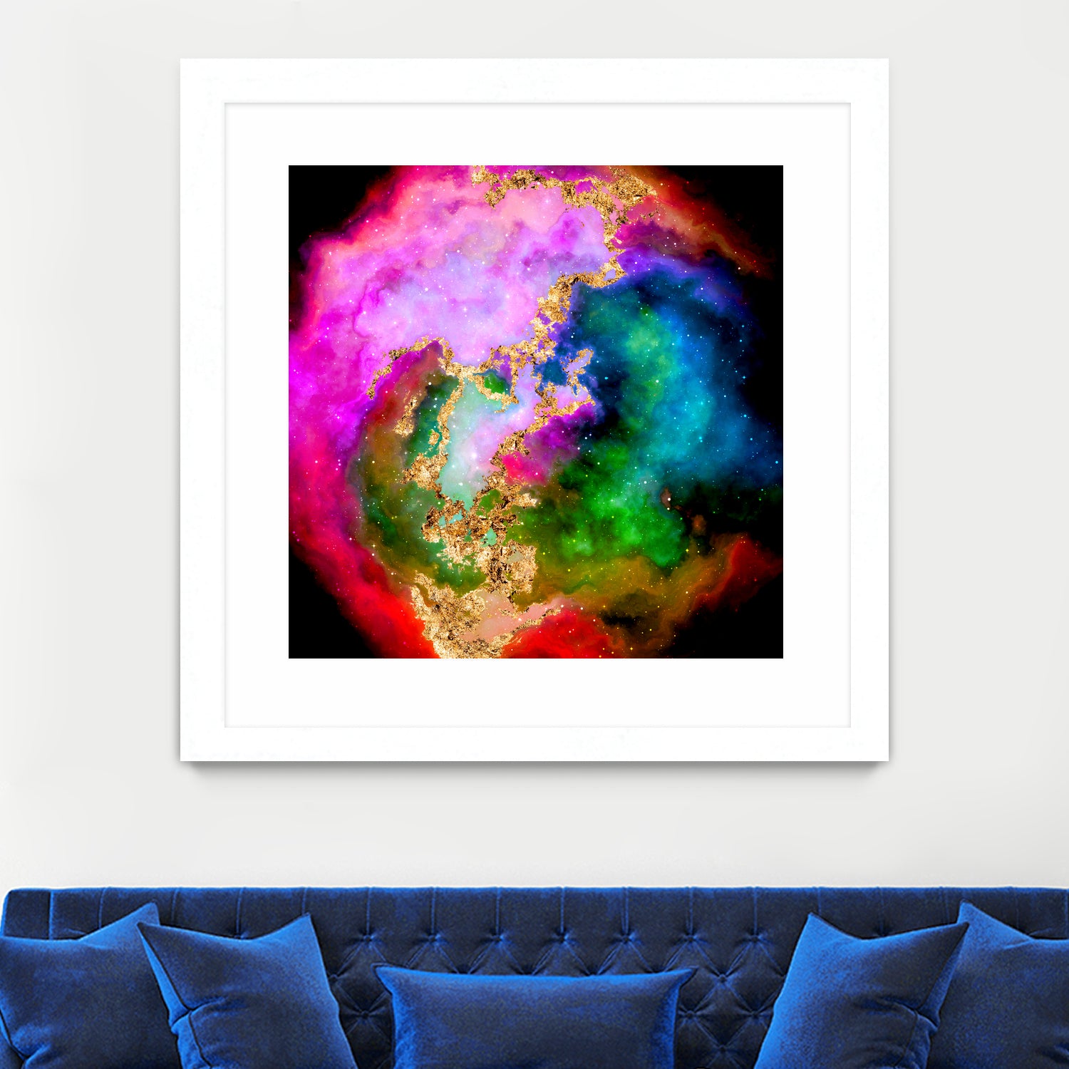 100 Nebulas in Space 006 by Raul Andre Petrasanta on GIANT ART - pink digital painting