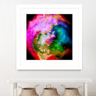 100 Nebulas in Space 006 by Raul Andre Petrasanta on GIANT ART - pink digital painting