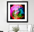 100 Nebulas in Space 006 by Raul Andre Petrasanta on GIANT ART - pink digital painting