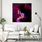 100 Nebulas in Space 018 by Raul Andre Petrasanta on GIANT ART - red digital painting