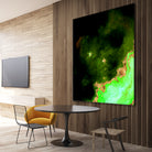 100 Nebulas in Space 028 by Raul Andre Petrasanta on GIANT ART - green digital painting