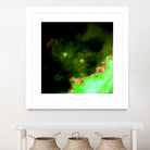 100 Nebulas in Space 028 by Raul Andre Petrasanta on GIANT ART - green digital painting