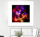 100 Nebulas in Space 058 by Raul Andre Petrasanta on GIANT ART - red digital painting