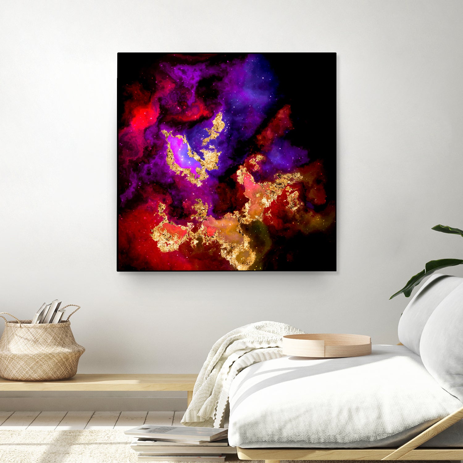 100 Nebulas in Space 058 by Raul Andre Petrasanta on GIANT ART - red digital painting