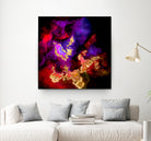 100 Nebulas in Space 058 by Raul Andre Petrasanta on GIANT ART - red digital painting