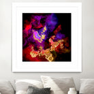 100 Nebulas in Space 058 by Raul Andre Petrasanta on GIANT ART - red digital painting