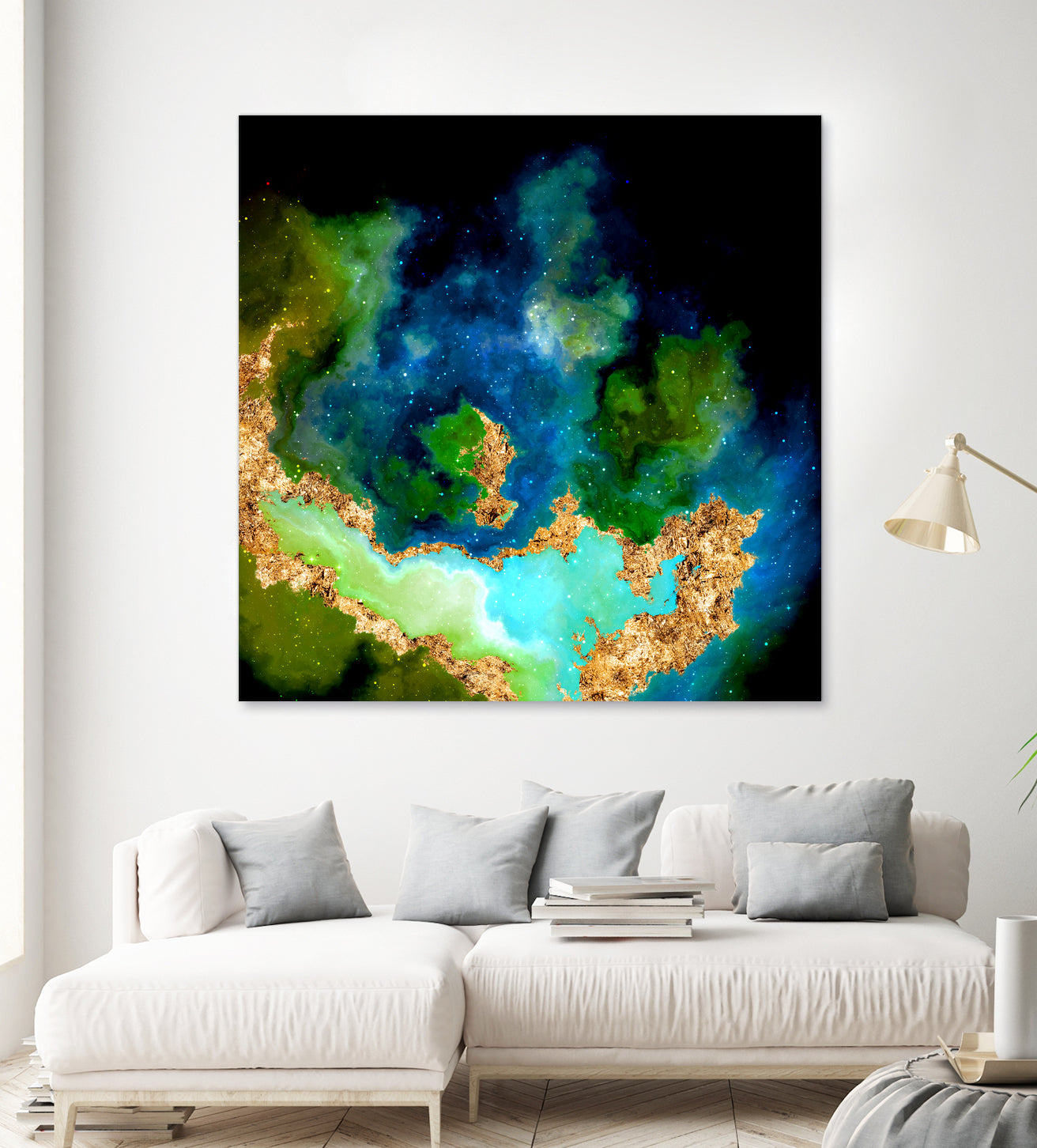 100 Nebulas in Space 064 by Raul Andre Petrasanta on GIANT ART - blue digital painting