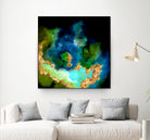 100 Nebulas in Space 064 by Raul Andre Petrasanta on GIANT ART - blue digital painting