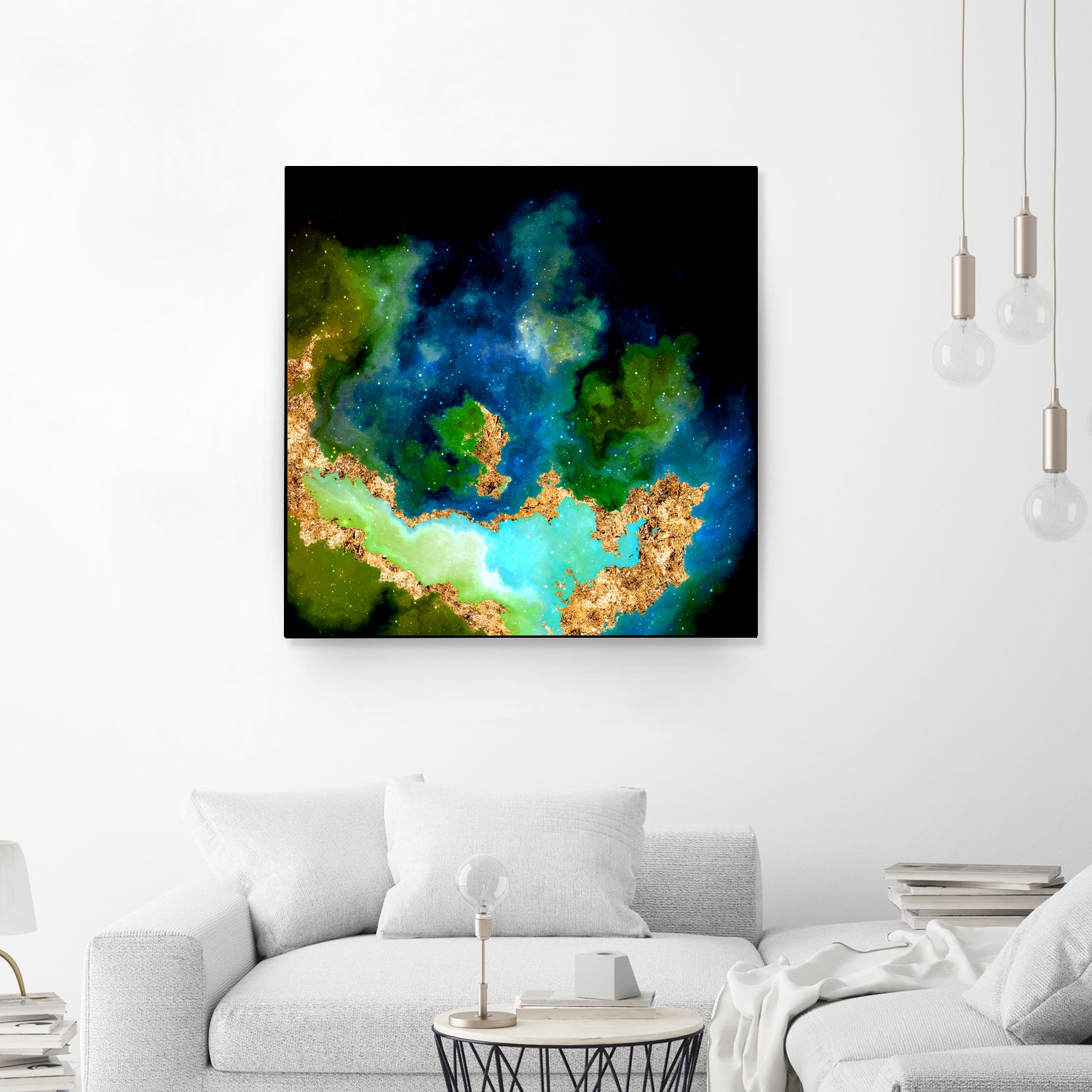 100 Nebulas in Space 064 by Raul Andre Petrasanta on GIANT ART - blue digital painting