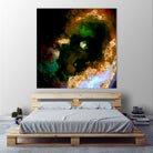 100 Nebulas in Space 079 by Raul Andre Petrasanta on GIANT ART - yellow digital painting