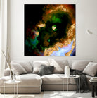 100 Nebulas in Space 079 by Raul Andre Petrasanta on GIANT ART - yellow digital painting