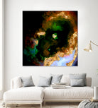 100 Nebulas in Space 079 by Raul Andre Petrasanta on GIANT ART - yellow digital painting