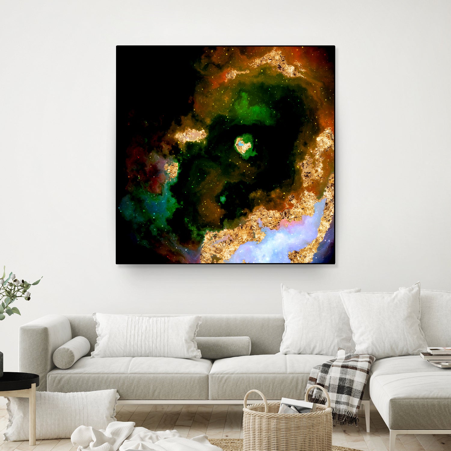 100 Nebulas in Space 079 by Raul Andre Petrasanta on GIANT ART - yellow digital painting