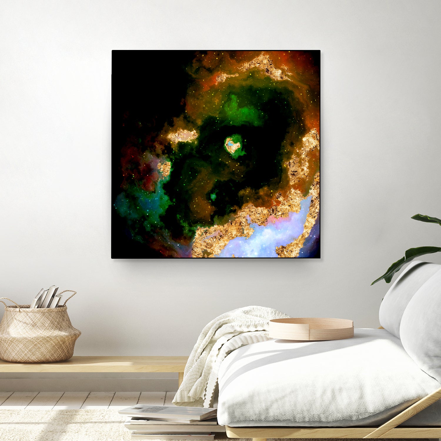 100 Nebulas in Space 079 by Raul Andre Petrasanta on GIANT ART - yellow digital painting