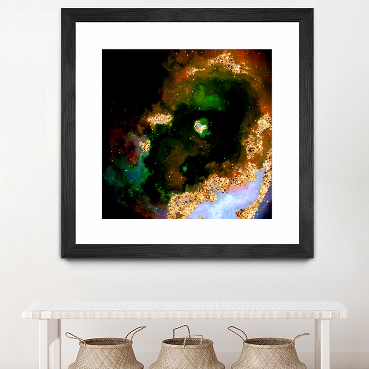 100 Nebulas in Space 079 by Raul Andre Petrasanta on GIANT ART - yellow digital painting