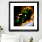 100 Nebulas in Space 079 by Raul Andre Petrasanta on GIANT ART - yellow digital painting