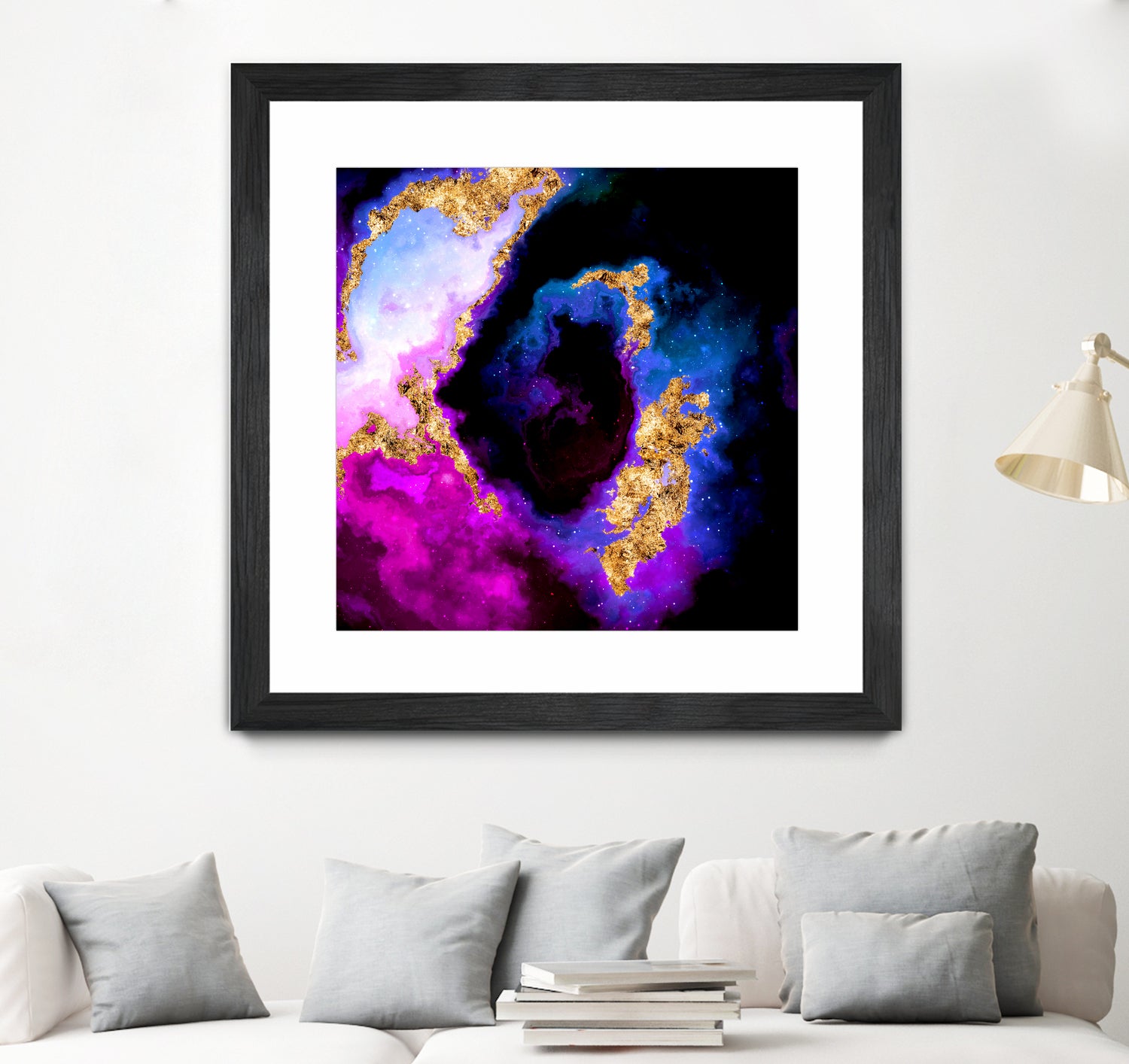 100 Nebulas in Space 088 by Raul Andre Petrasanta on GIANT ART - blue digital painting