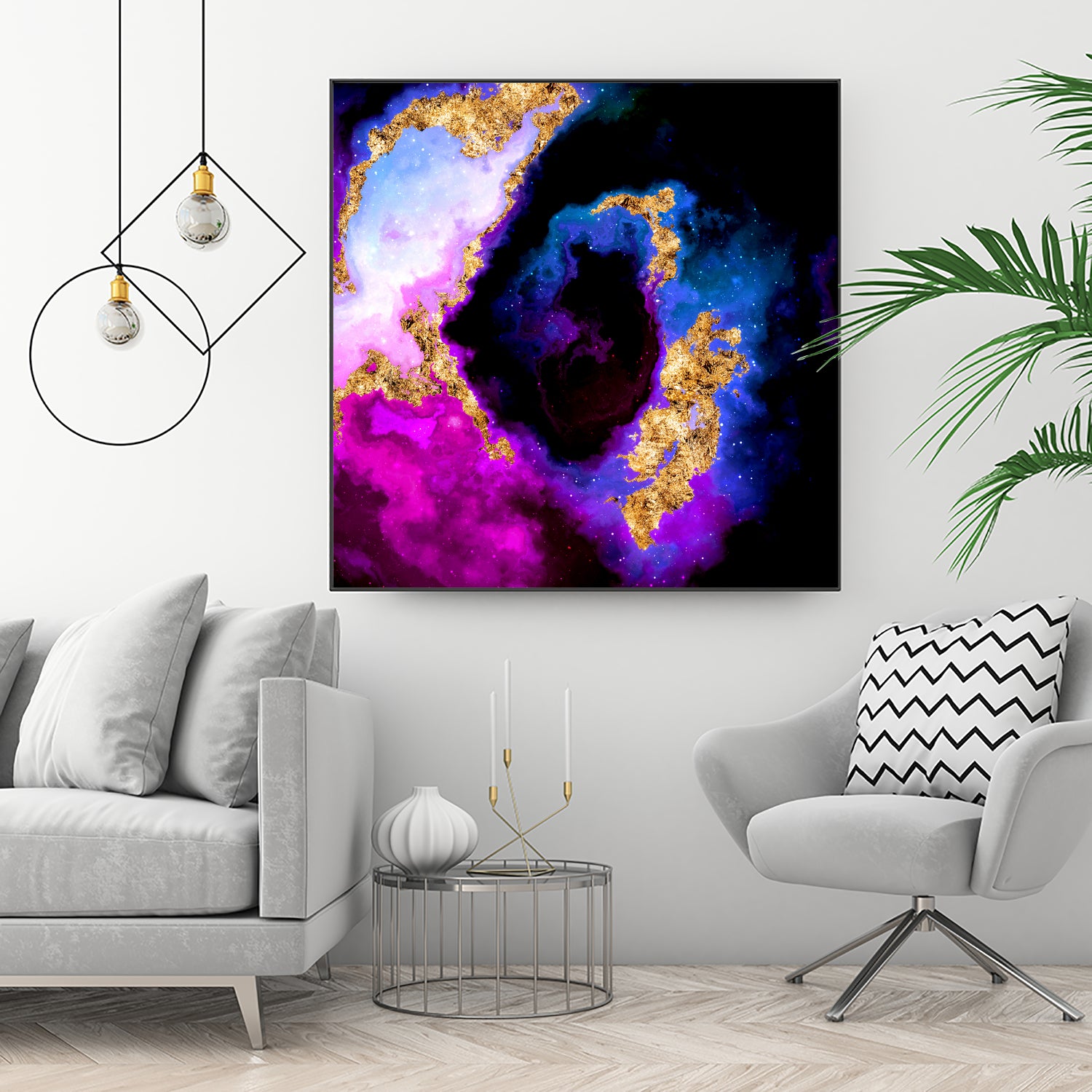 100 Nebulas in Space 088 by Raul Andre Petrasanta on GIANT ART - blue digital painting