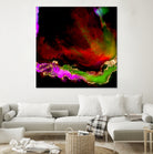 100 Nebulas in Space 120 by Raul Andre Petrasanta on GIANT ART - red digital painting